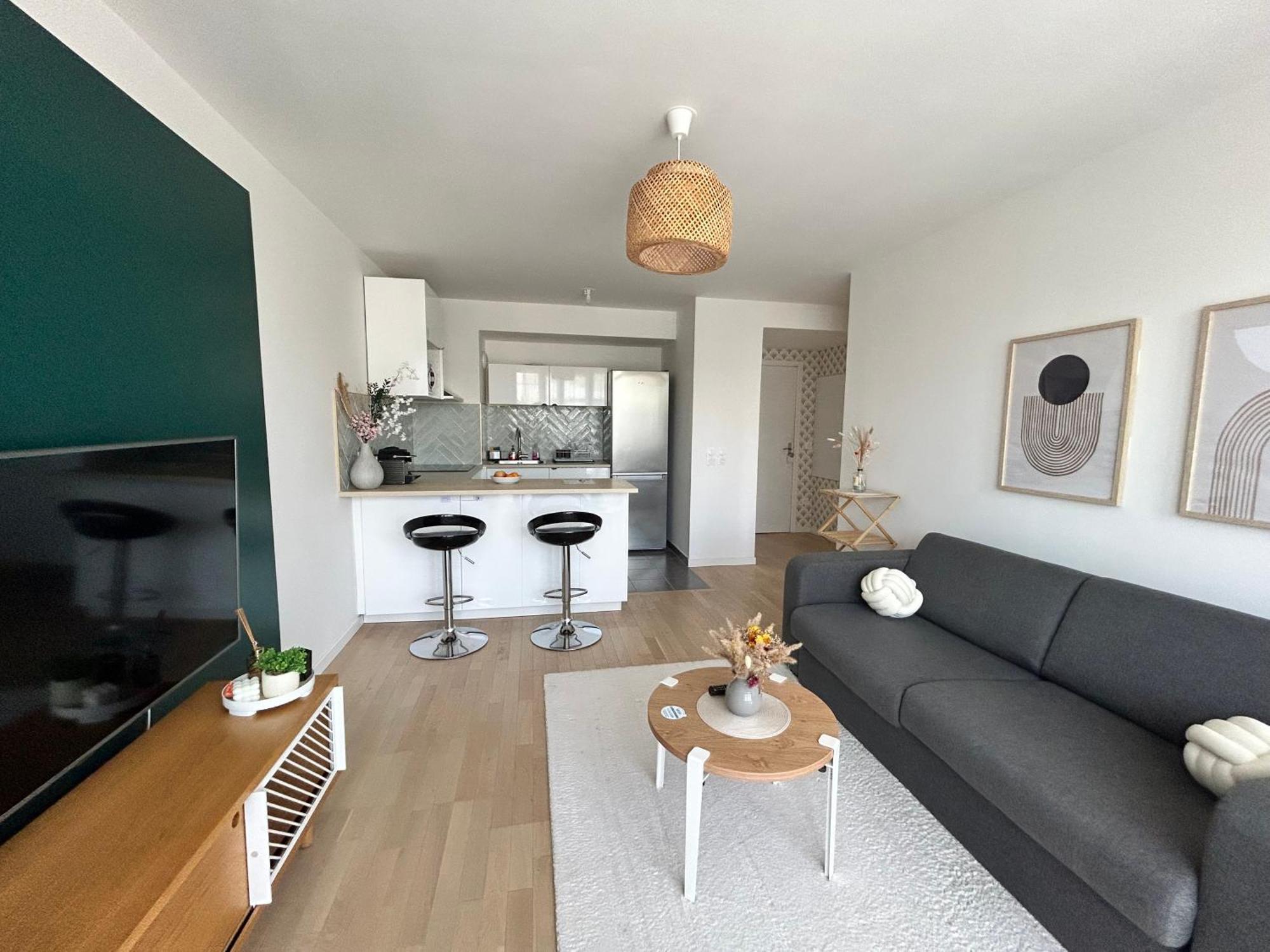 Elegant Appartement Minimaliste Entre Paris Et Disney 누와시 르 그헝 외부 사진