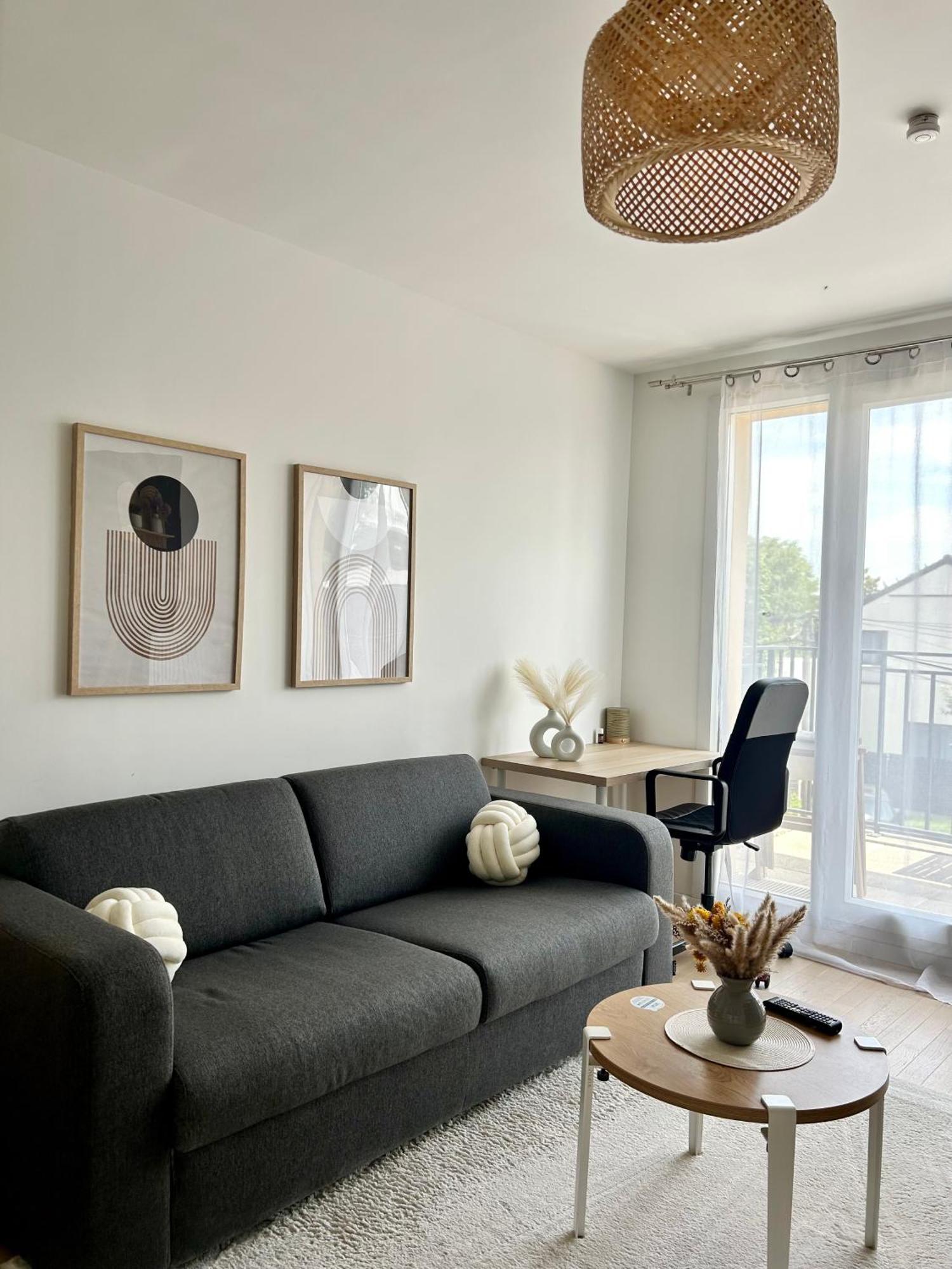 Elegant Appartement Minimaliste Entre Paris Et Disney 누와시 르 그헝 외부 사진