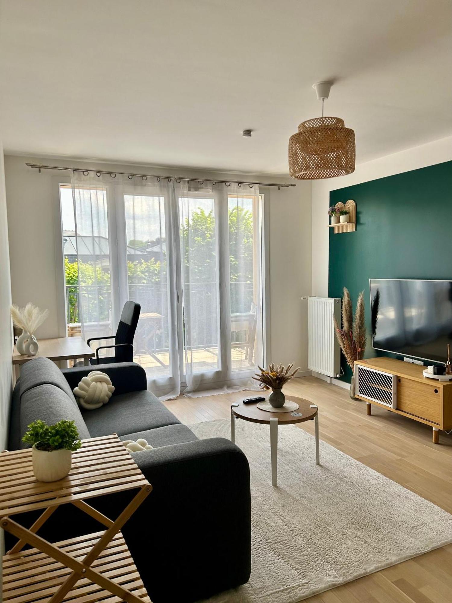 Elegant Appartement Minimaliste Entre Paris Et Disney 누와시 르 그헝 외부 사진